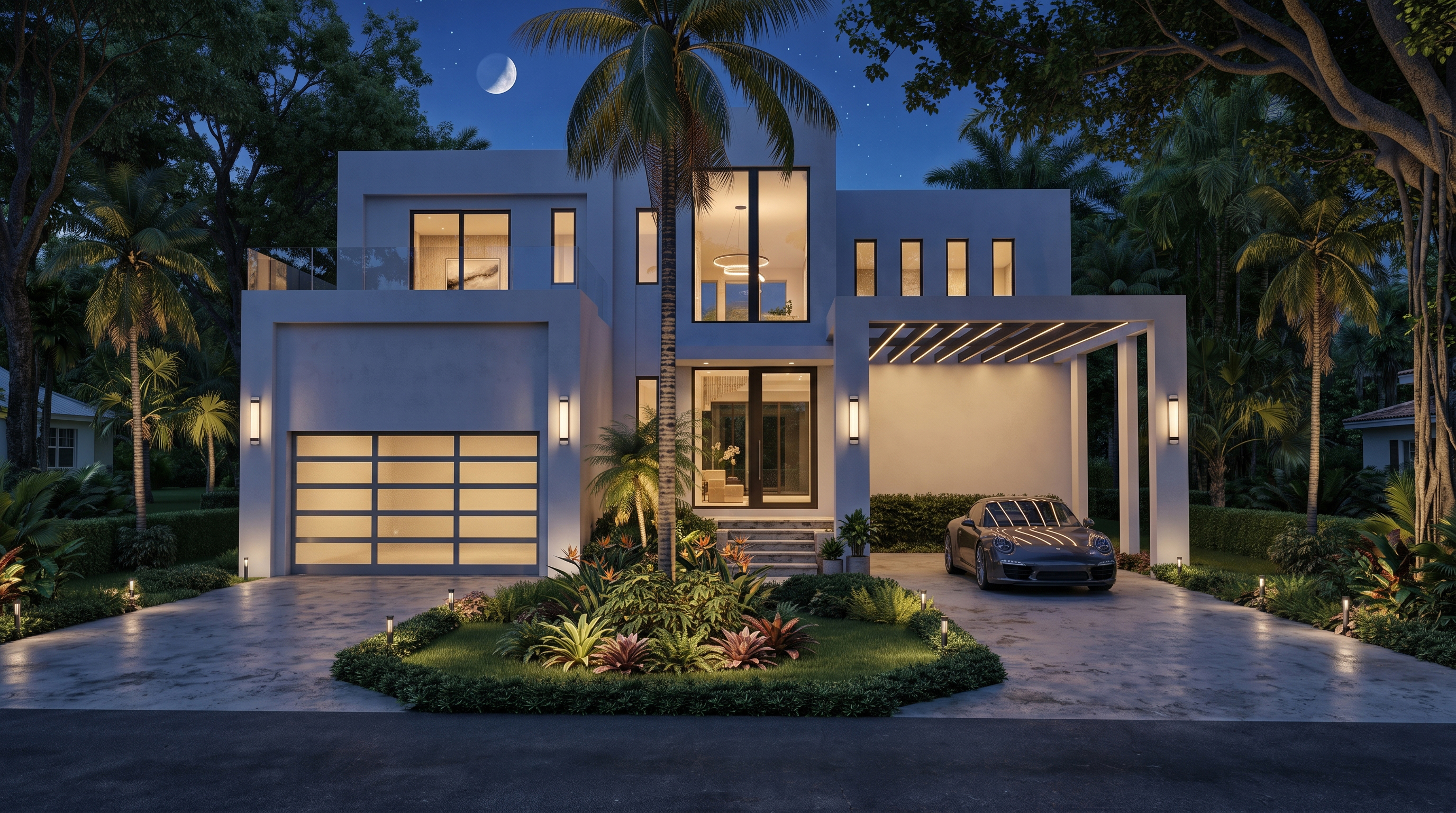 1205 NE 91st Terrace — Night